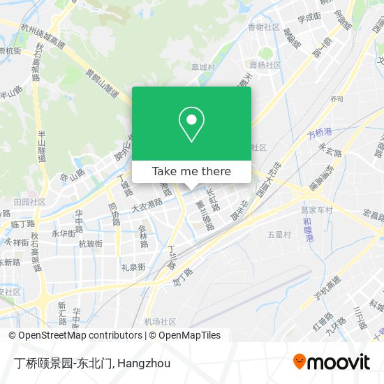 丁桥颐景园-东北门 map