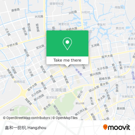 鑫和一纺织 map