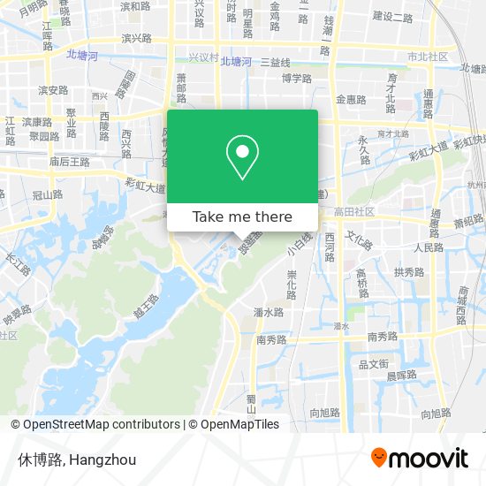 休博路 map