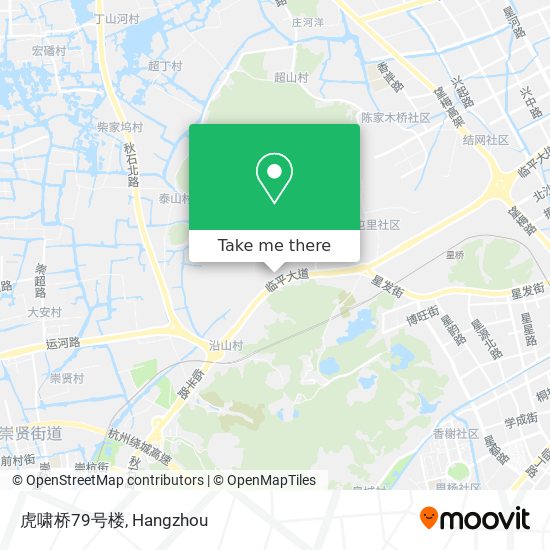 虎啸桥79号楼 map