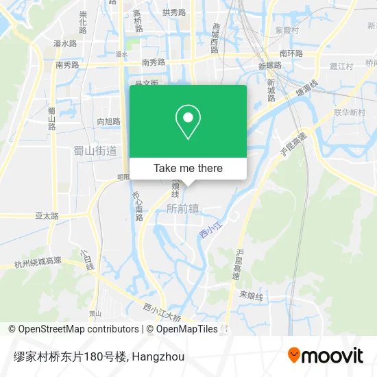 缪家村桥东片180号楼 map