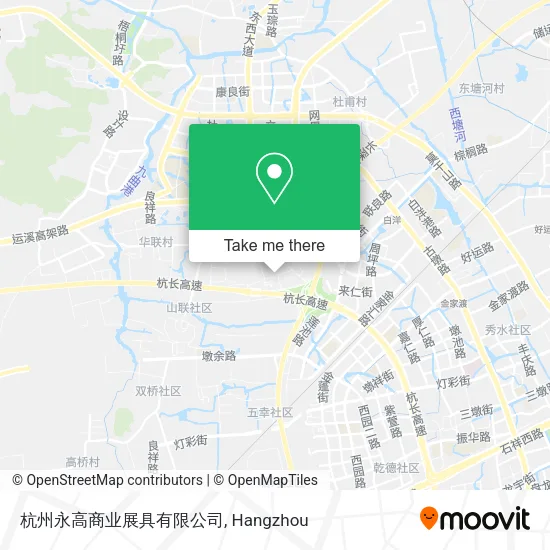 杭州永高商业展具有限公司 map