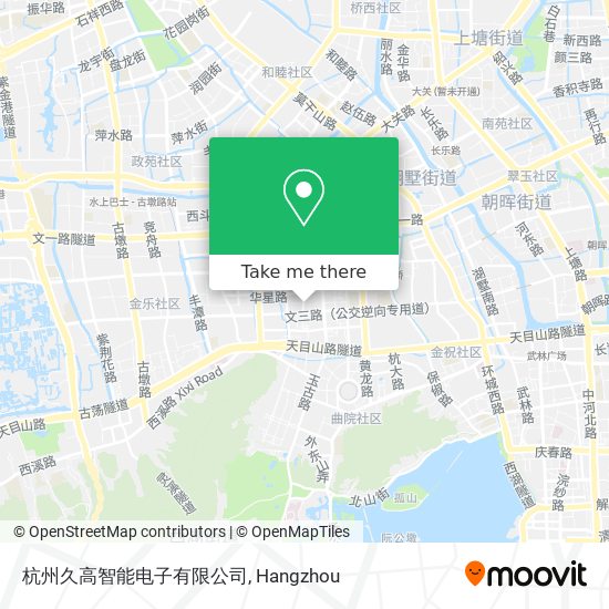 杭州久高智能电子有限公司 map