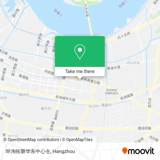 咔淘拓磐华东中心仓 map