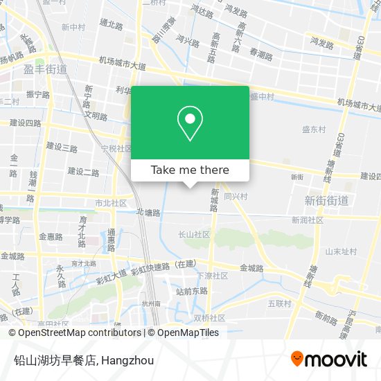 铅山湖坊早餐店 map