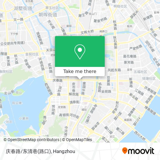 庆春路/东清巷(路口) map