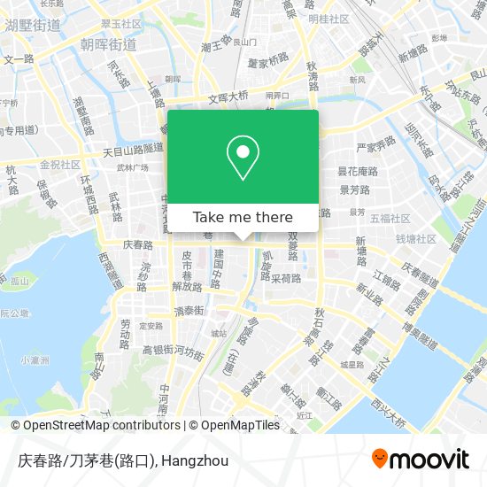 庆春路/刀茅巷(路口) map