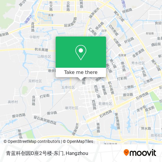 青蓝科创园D座2号楼-东门 map