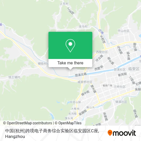 中国(杭州)跨境电子商务综合实验区临安园区C座 map
