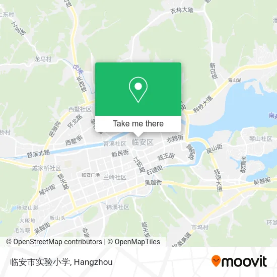 临安市实验小学 map