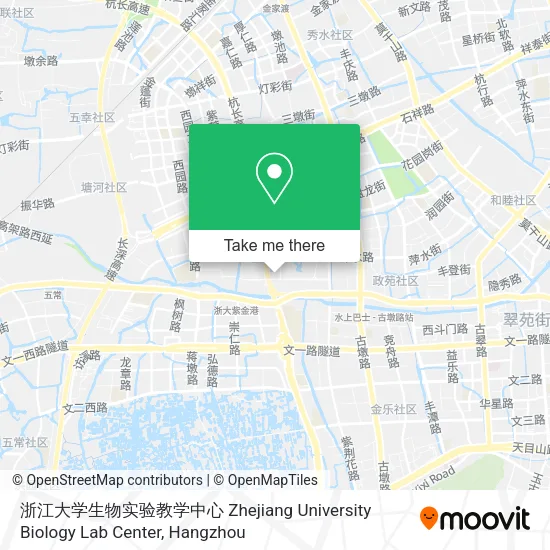 浙江大学生物实验教学中心 Zhejiang University Biology Lab Center map