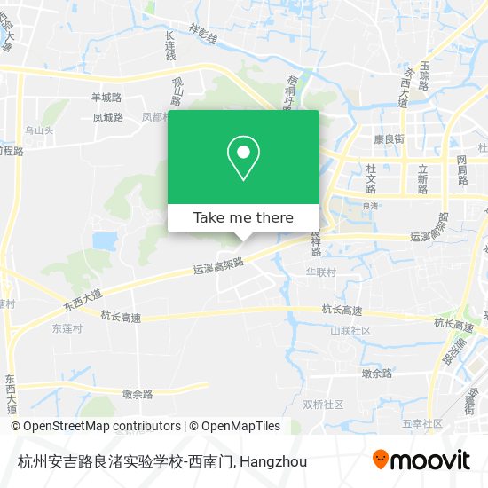 杭州安吉路良渚实验学校-西南门 map