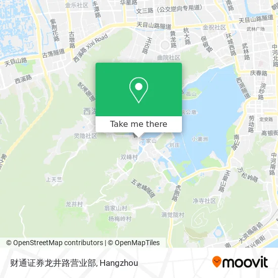 财通证券龙井路营业部 map