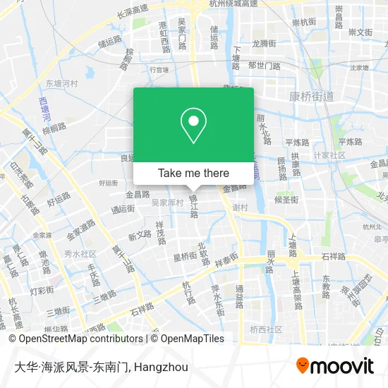 大华·海派风景-东南门 map