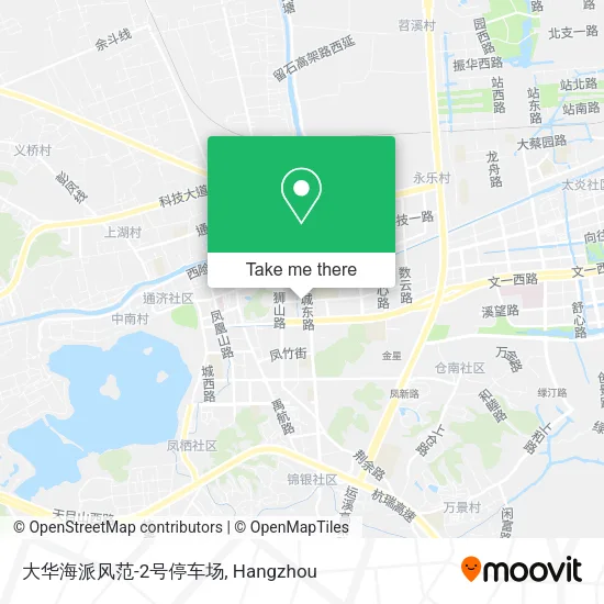 大华海派风范-2号停车场 map