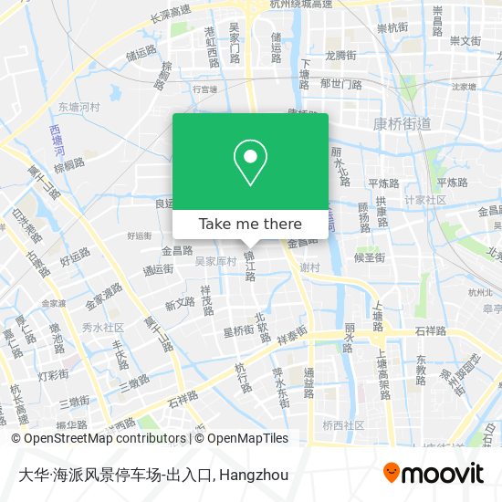 大华·海派风景停车场-出入口 map