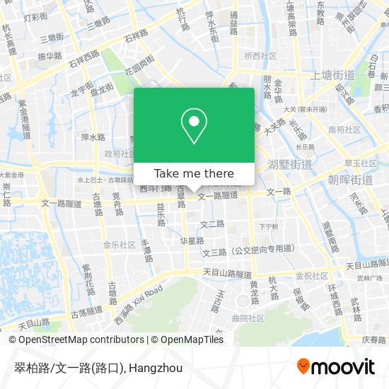 翠柏路/文一路(路口) map