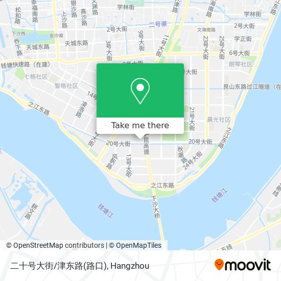 二十号大街/津东路(路口) map