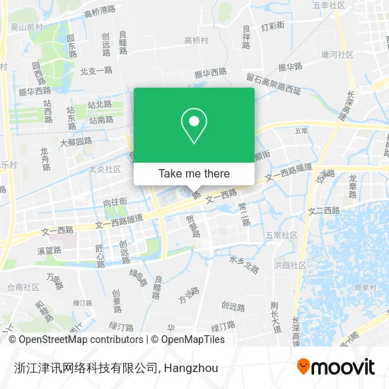 浙江津讯网络科技有限公司 map