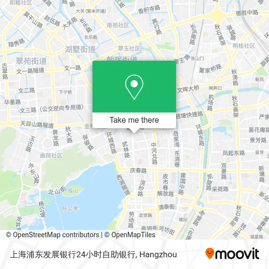 上海浦东发展银行24小时自助银行 map