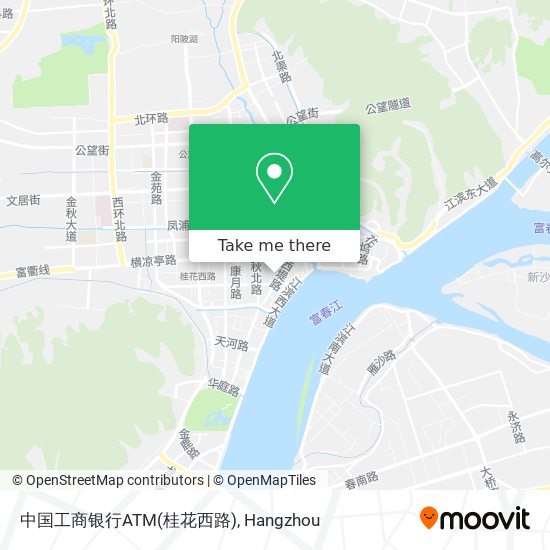 中国工商银行ATM(桂花西路) map