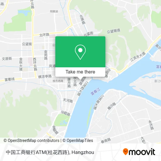 中国工商银行ATM(桂花西路) map