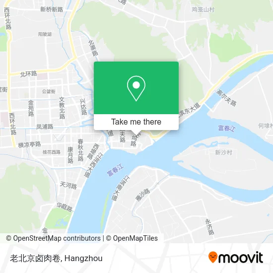 老北京卤肉卷 map