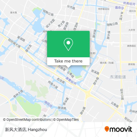 新风大酒店 map