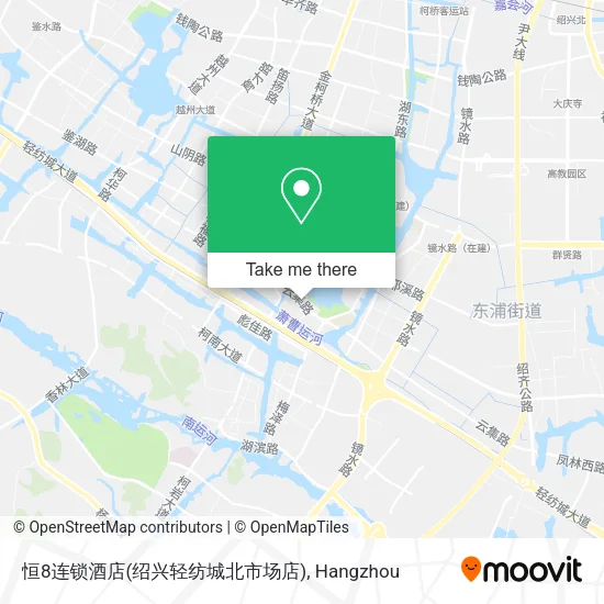恒8连锁酒店(绍兴轻纺城北市场店) map