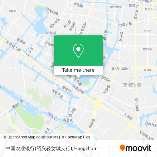 中国农业银行(绍兴轻纺城支行) map