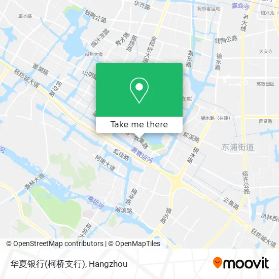 华夏银行(柯桥支行) map