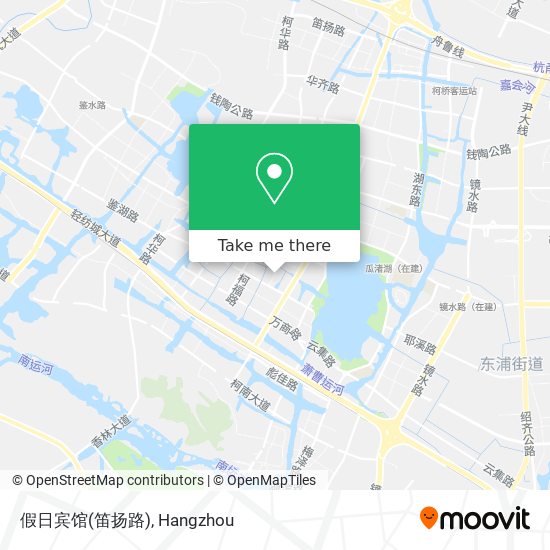 假日宾馆(笛扬路) map