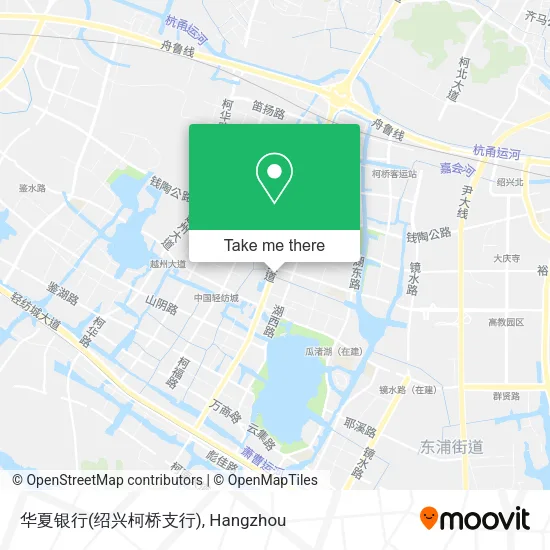 华夏银行(绍兴柯桥支行) map