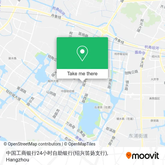 中国工商银行24小时自助银行(绍兴笛扬支行) map