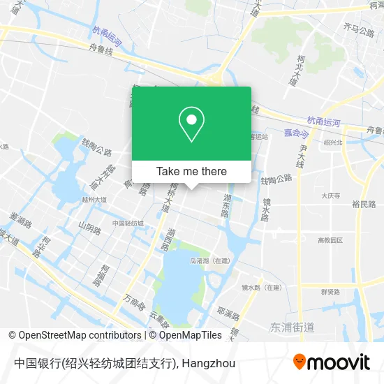 中国银行(绍兴轻纺城团结支行) map
