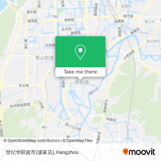 世纪华联超市(缪家店) map