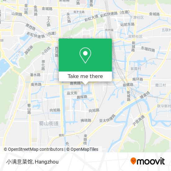 小满意菜馆 map