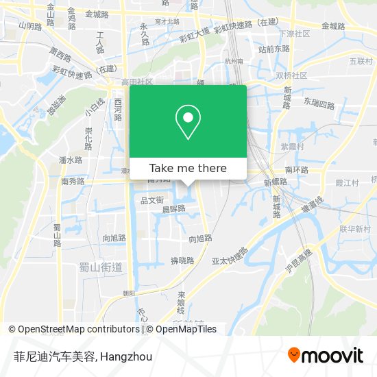 菲尼迪汽车美容 map