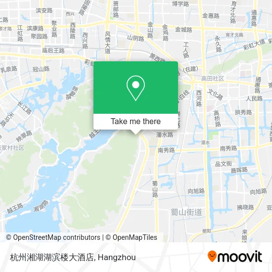 杭州湘湖湖滨楼大酒店 map
