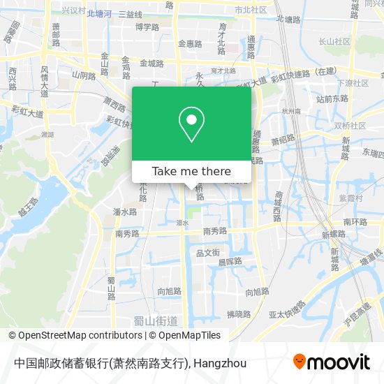 中国邮政储蓄银行(萧然南路支行) map
