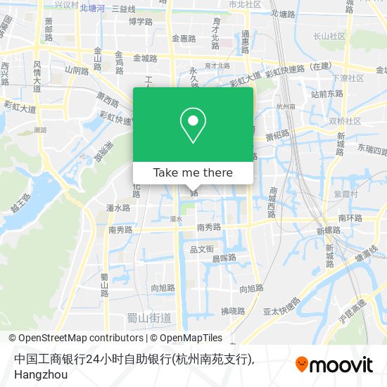 中国工商银行24小时自助银行(杭州南苑支行) map