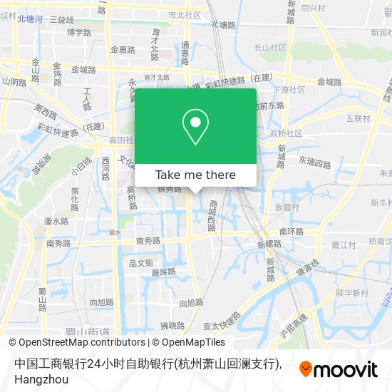 中国工商银行24小时自助银行(杭州萧山回澜支行) map