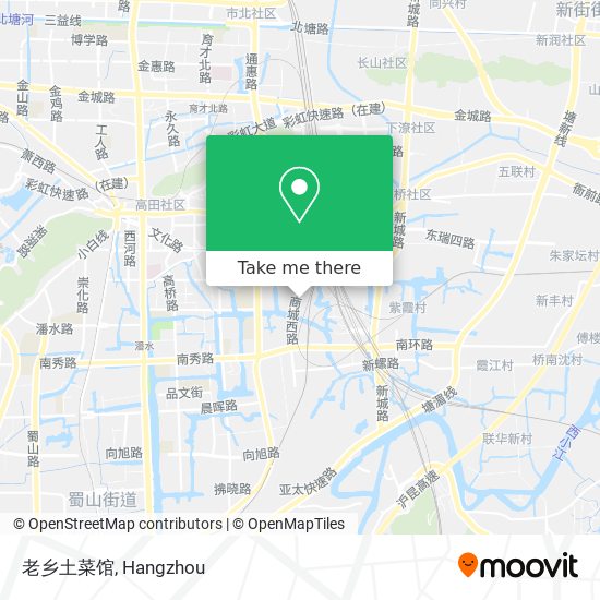 老乡土菜馆 map