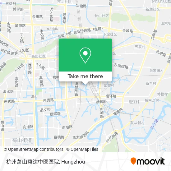 杭州萧山康达中医医院 map