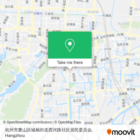 杭州市萧山区城厢街道西河路社区居民委员会 map