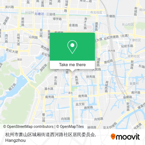 杭州市萧山区城厢街道西河路社区居民委员会 map