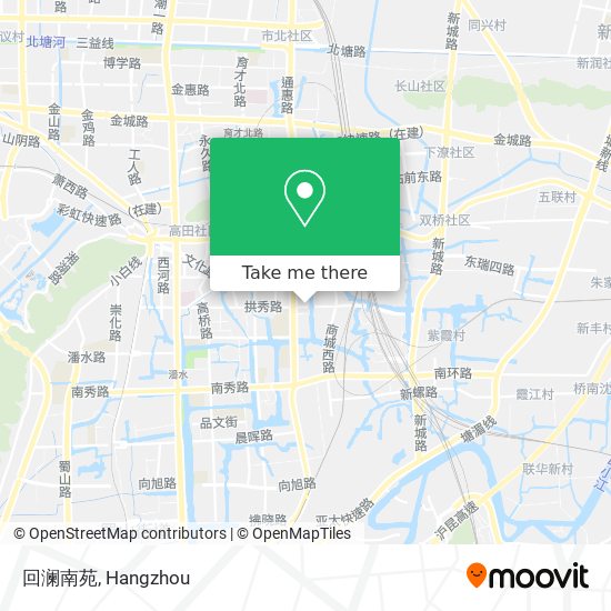 回澜南苑 map