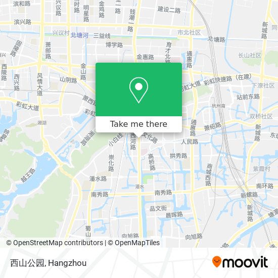 西山公园 map