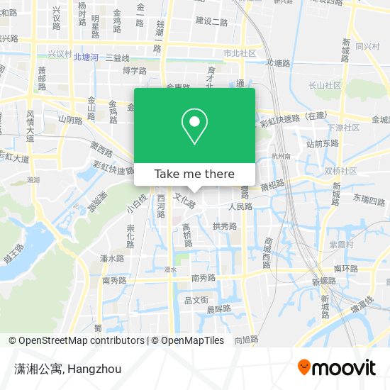 潇湘公寓 map