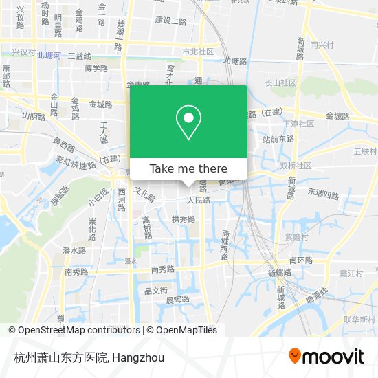 杭州萧山东方医院 map